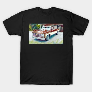 Classic 1977 Chevy C10 Pick Up Truck T-Shirt